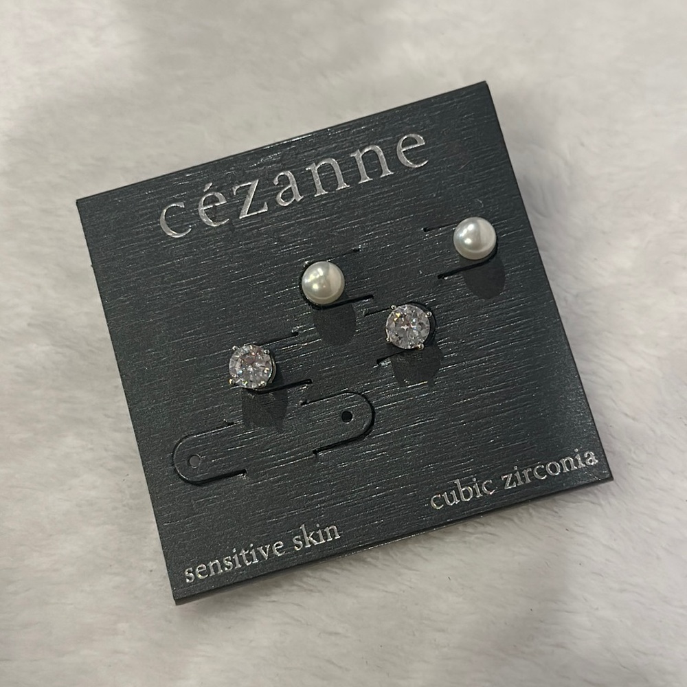 Cezanne‎ Cubic Zirconia Stud Earrings
